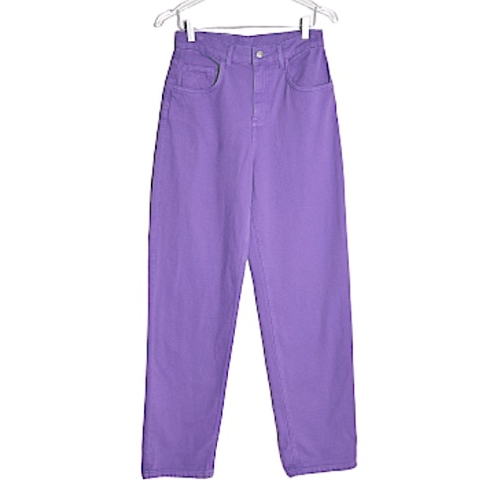 ASOS RECLAIMED VINTAGE Inspired 90s dad jeans in bright lavender